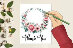 Rose Wreath Clipart Bundle - CraftNest - Digital Crafting and Art