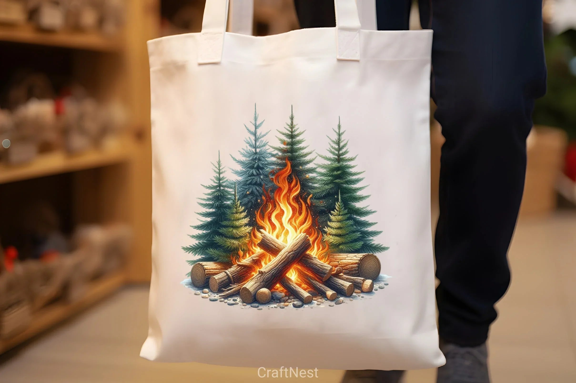 Bonfire Camping Clipart Bundle - CraftNest - Digital Crafting and Art