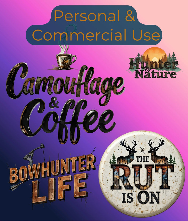 Hunting Season Clipart Bundle - CraftNest - Digital Crafting and Art