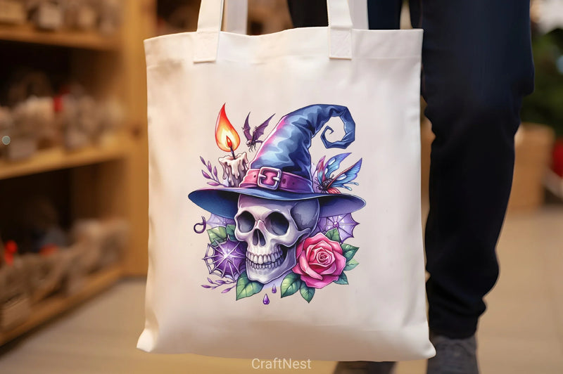 Witch Skull Clipart Bundle - CraftNest - Digital Crafting and Art