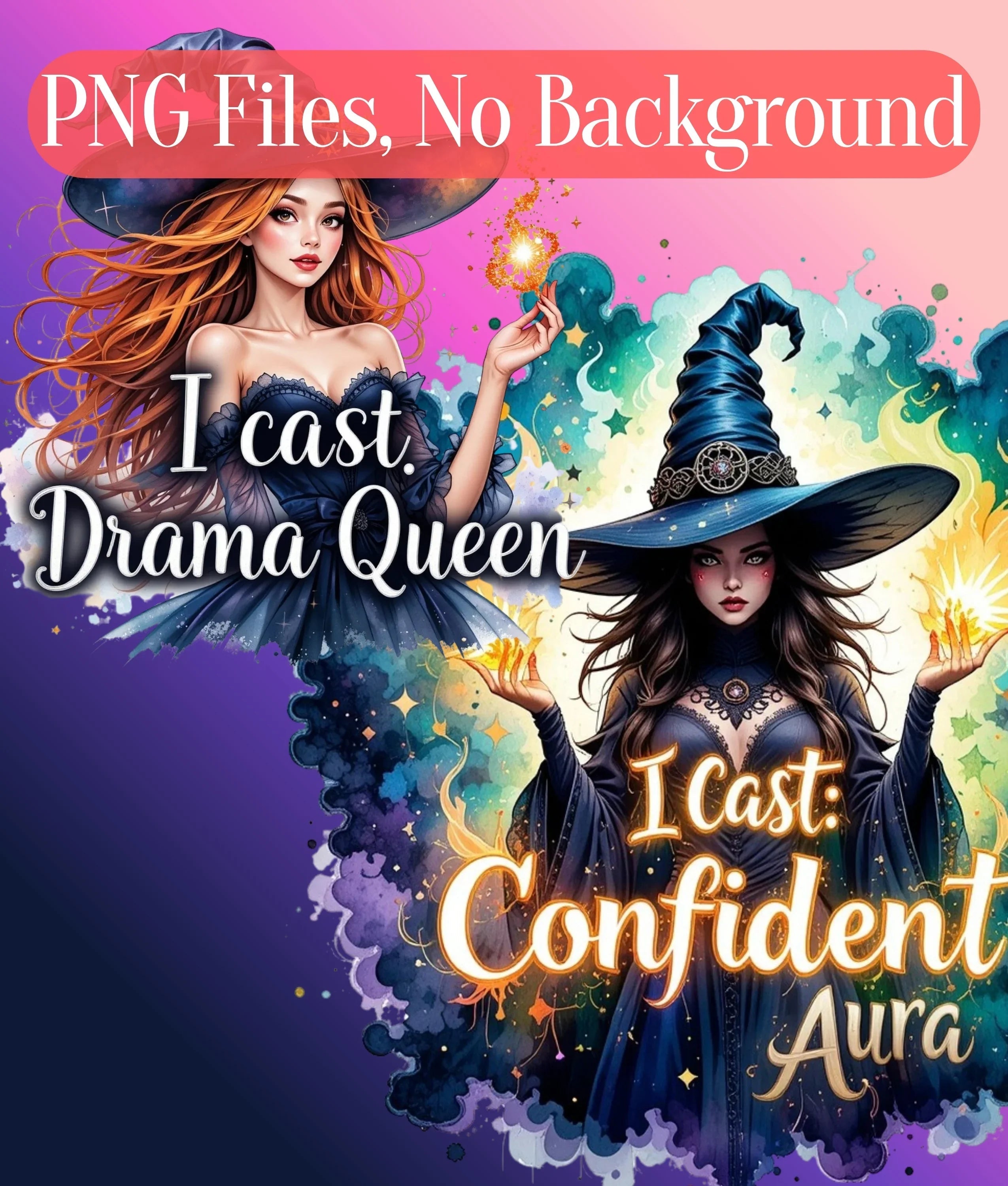 Sarcastic Witch Clipart Bundle - CraftNest - Digital Crafting and Art