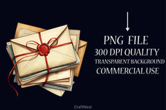 Retro Valentine Clipart Bundle 2 - CraftNest - Digital Crafting and Art