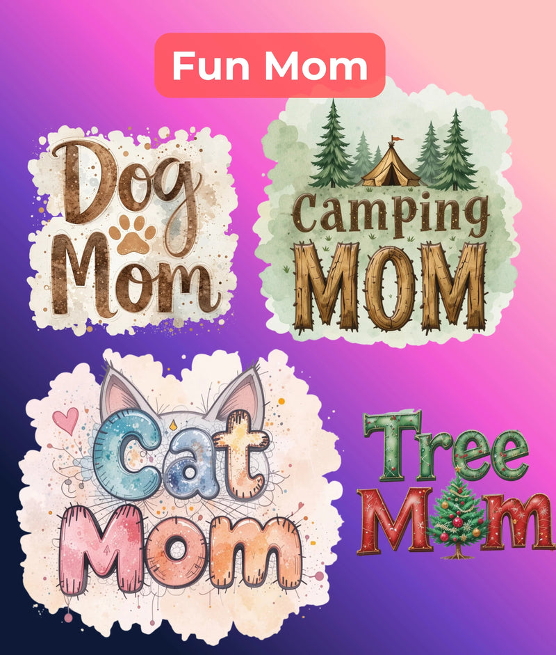 Mom Life Clipart Bundle - CraftNest - Digital Crafting and Art