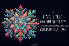 Snowflake Clipart Bundle - CraftNest - Digital Crafting and Art