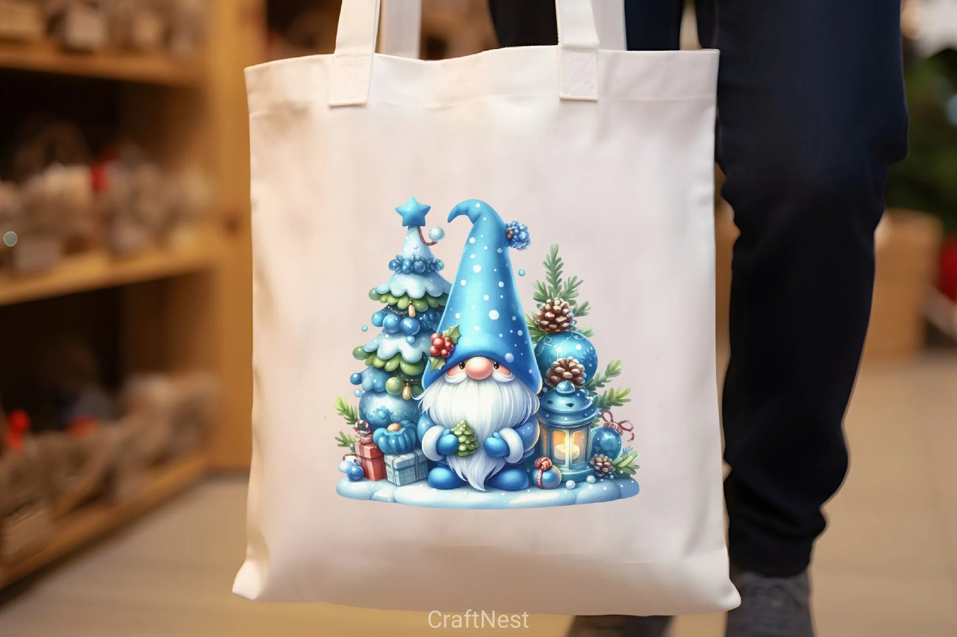 Blue Santa Clipart Bundle - CraftNest - Digital Crafting and Art