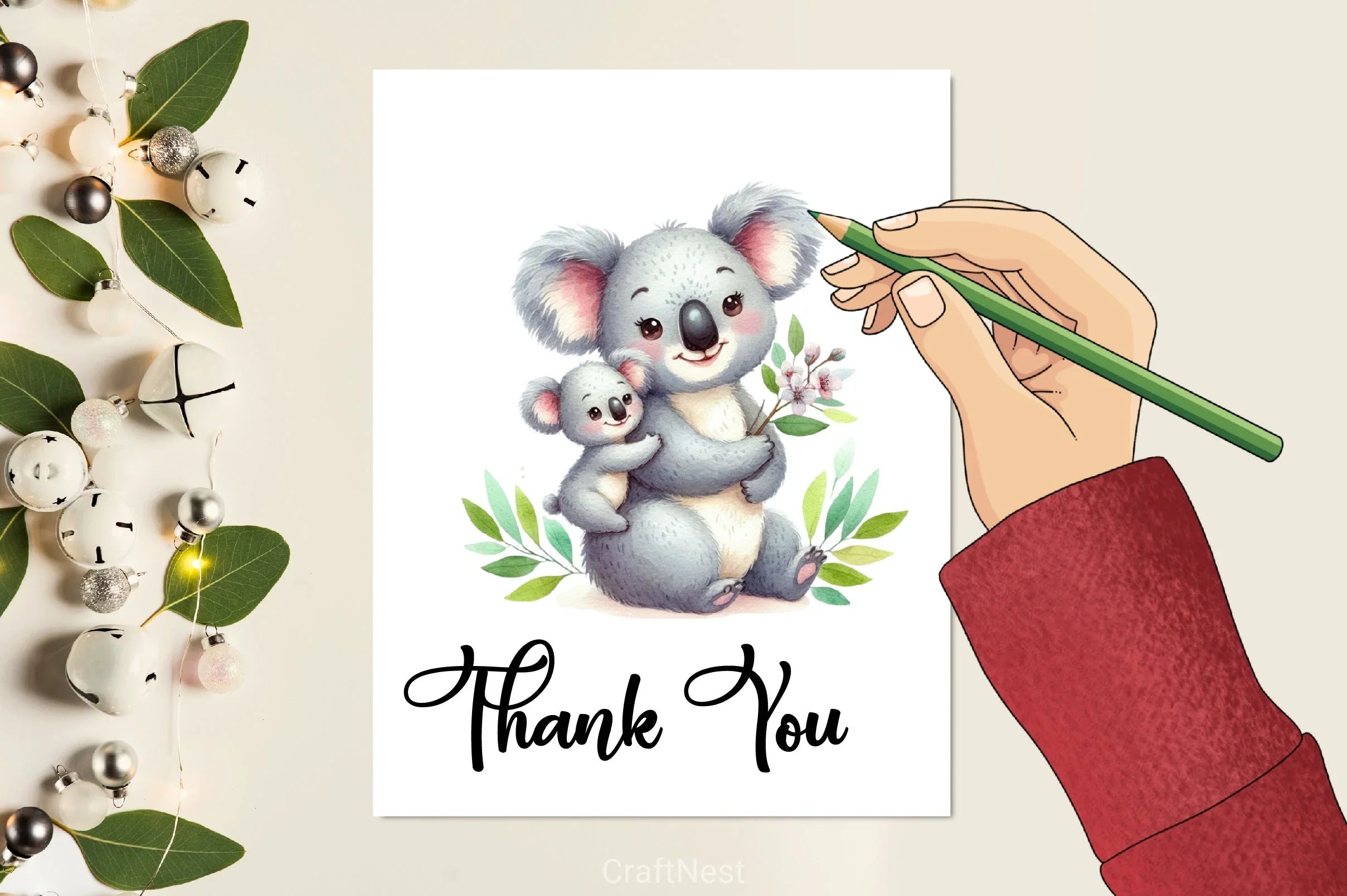 Mother's Day Koala Clipart Bundle - CraftNest - Digital Crafting and Art