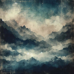 Grunge Dark Blue Texture Paper - CraftNest - Digital Crafting and Art