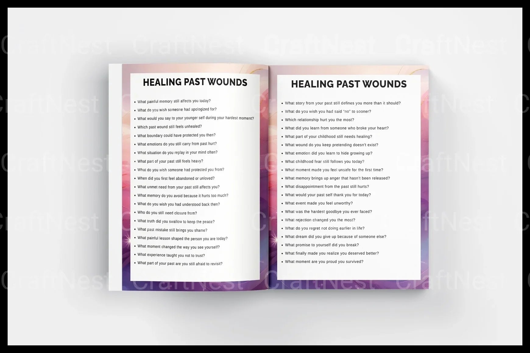 Emotional Healing Prompts for Personal Growth - CraftNest - Digital Crafting and Art