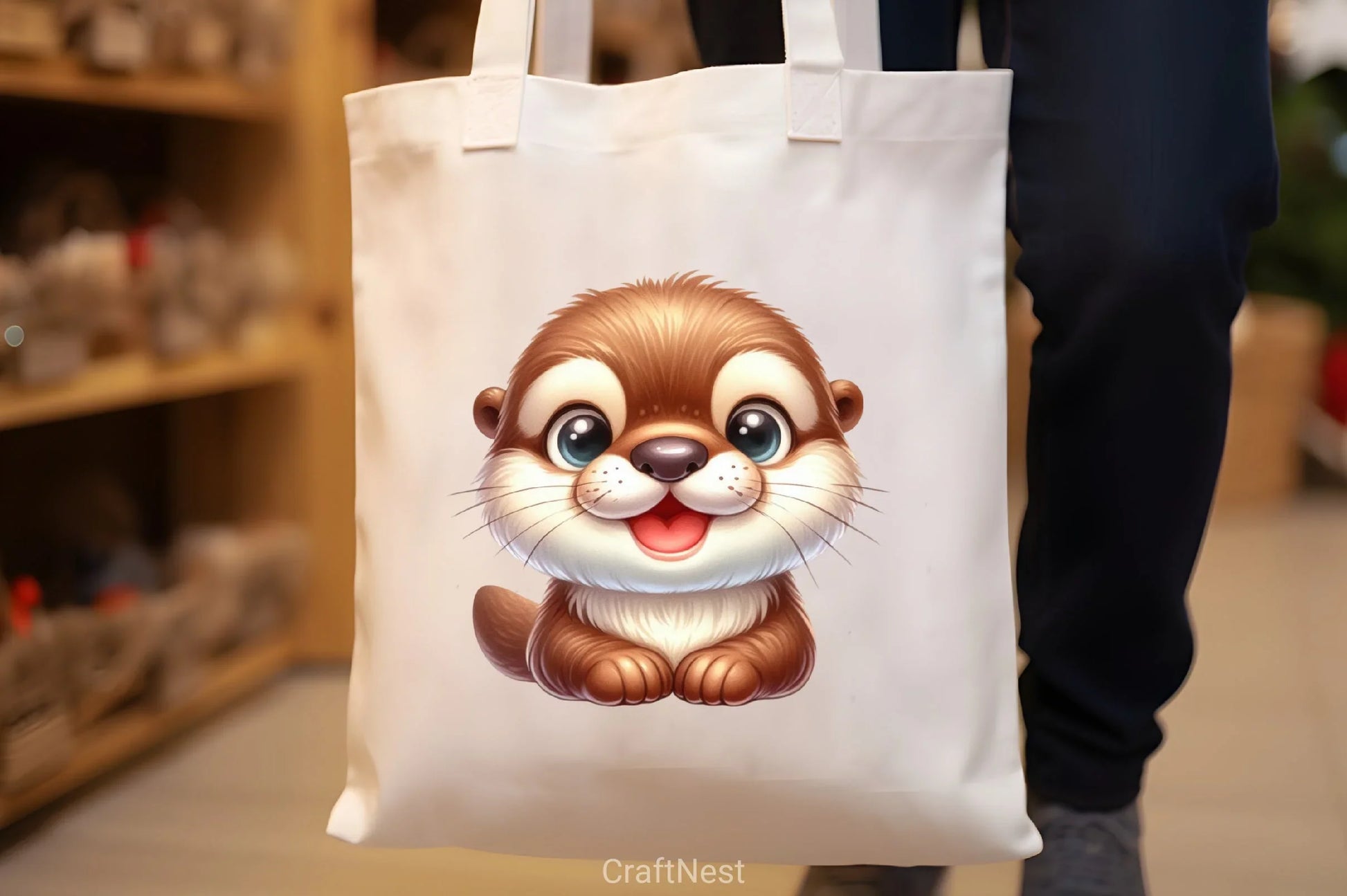 Cute Otter Clipart Bundle - CraftNest - Digital Crafting and Art