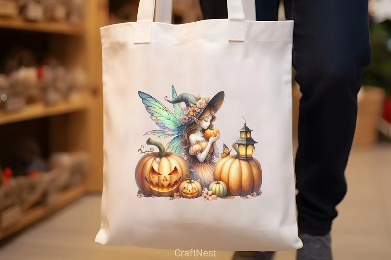 Little Pumpkin Fairy Clipart Bundle - CraftNest - Digital Crafting and Art