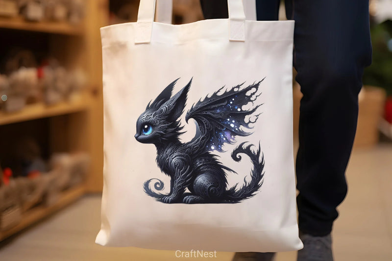 Dark Fairy Cat Clipart Bundle - CraftNest - Digital Crafting and Art