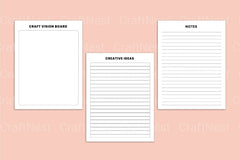 Craft Business Organizer for Efficient Management - CraftNest - Digital Crafting and Art