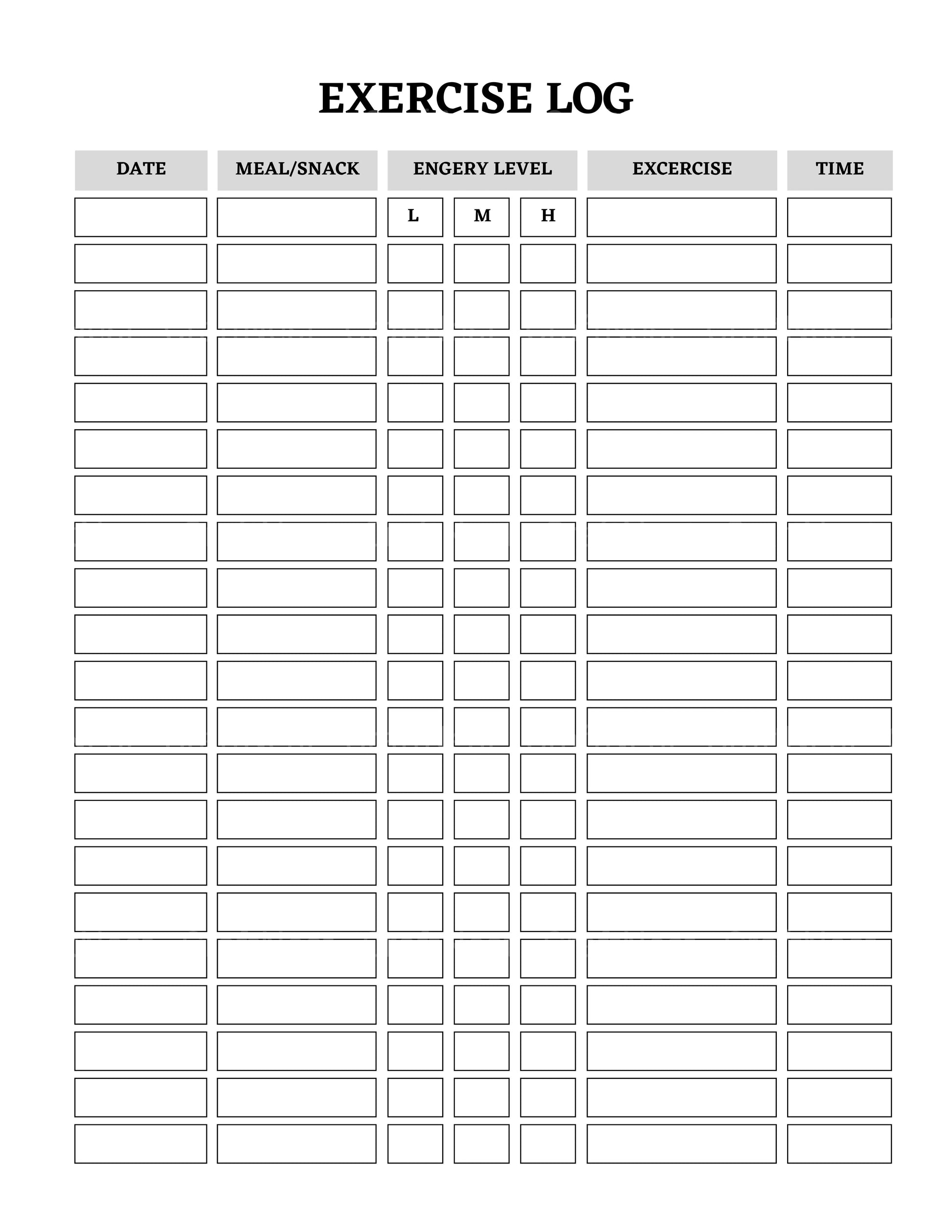 Customizable Fitness Planner Canva Template - CraftNest - Digital Crafting and Art