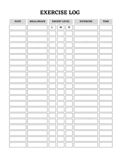 Customizable Fitness Planner Canva Template - CraftNest - Digital Crafting and Art