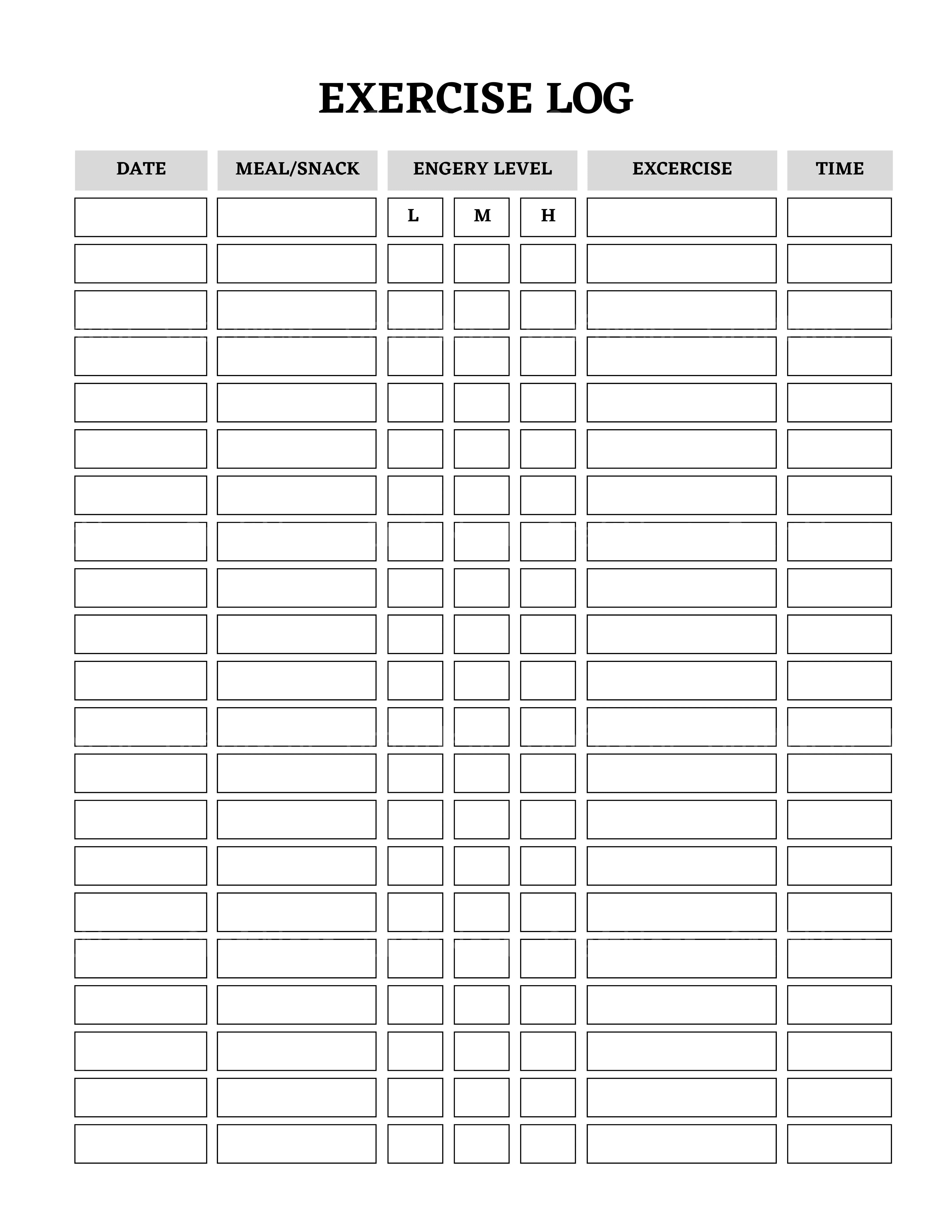 Customizable Fitness Planner Canva Template - CraftNest - Digital Crafting and Art