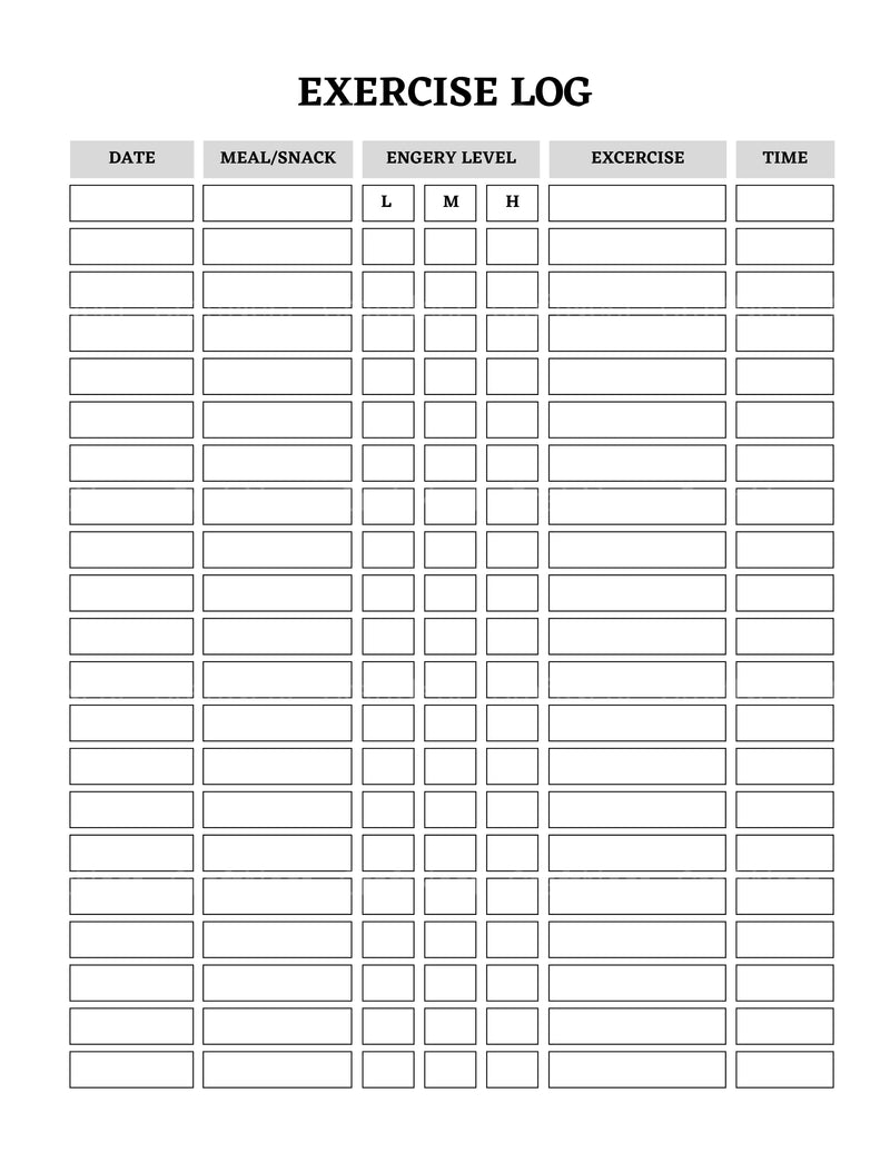 Customizable Fitness Planner Canva Template - CraftNest - Digital Crafting and Art