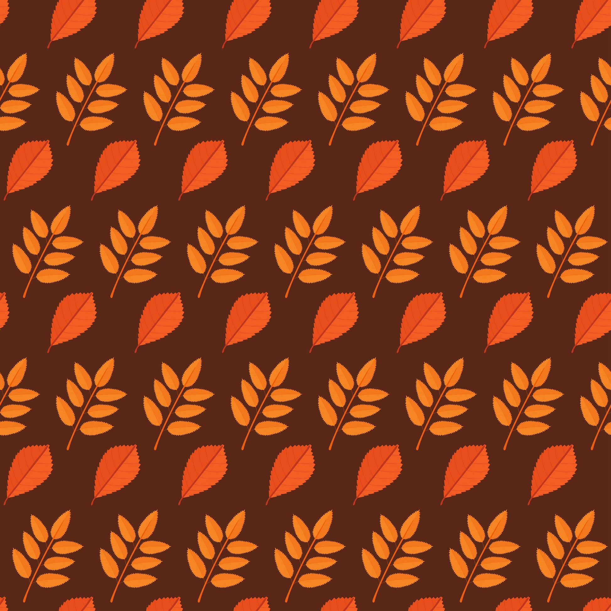 Fall Leaves Seamless Digital Paper - CraftNest - Digital Crafting and Art