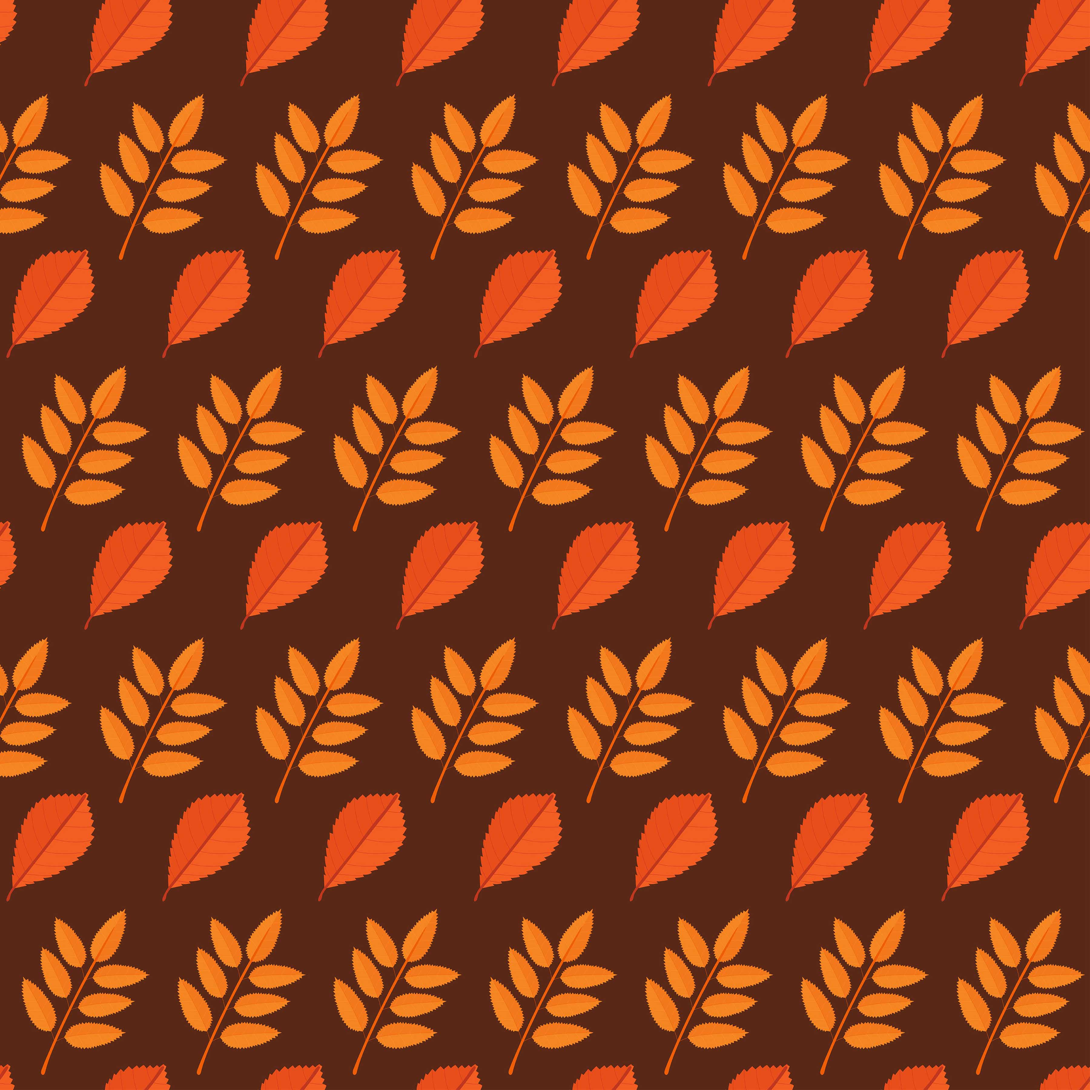 Fall Leaves Seamless Digital Paper - CraftNest - Digital Crafting and Art