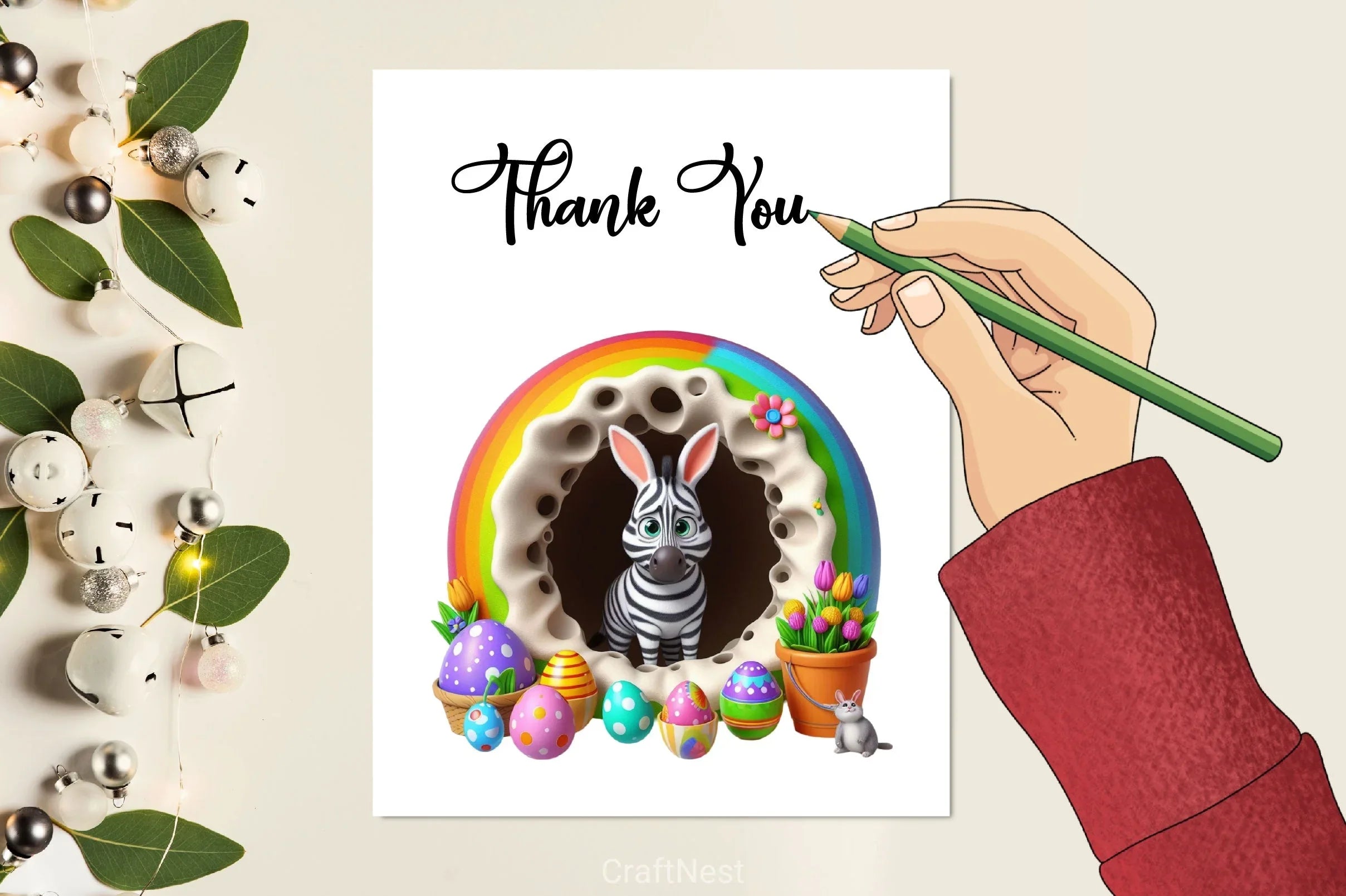 Easter Animal Hole Clipart Bundle - CraftNest - Digital Crafting and Art