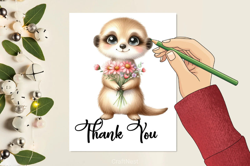 Mother's Day Meerkat Clipart Bundle - CraftNest - Digital Crafting and Art