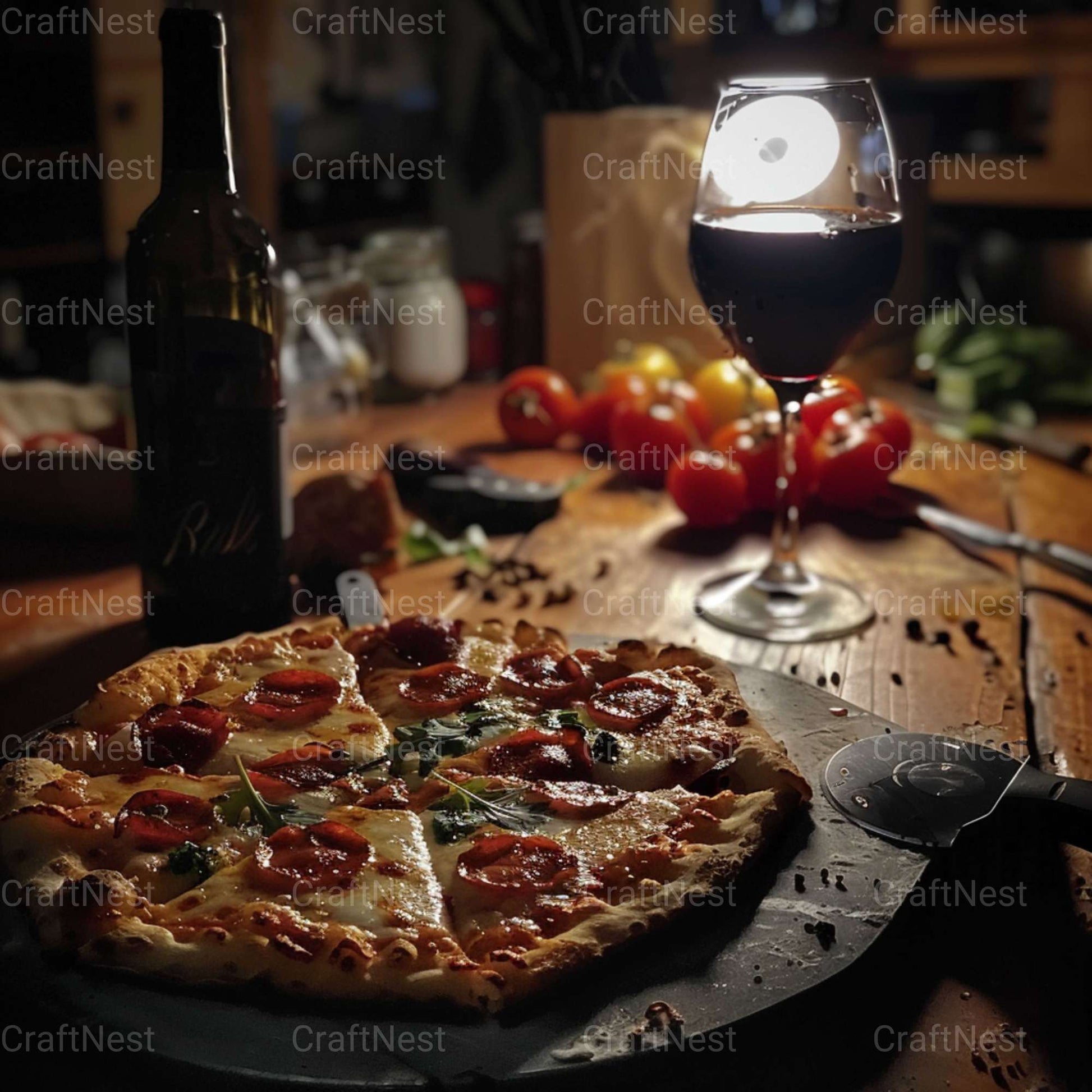 Pizza Parlor Stock Images - CraftNest - Digital Crafting and Art