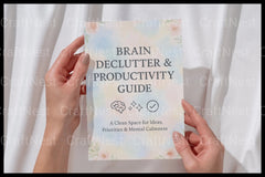 Brain Declutter: Ultimate Productivity Guide - CraftNest - Digital Crafting and Art