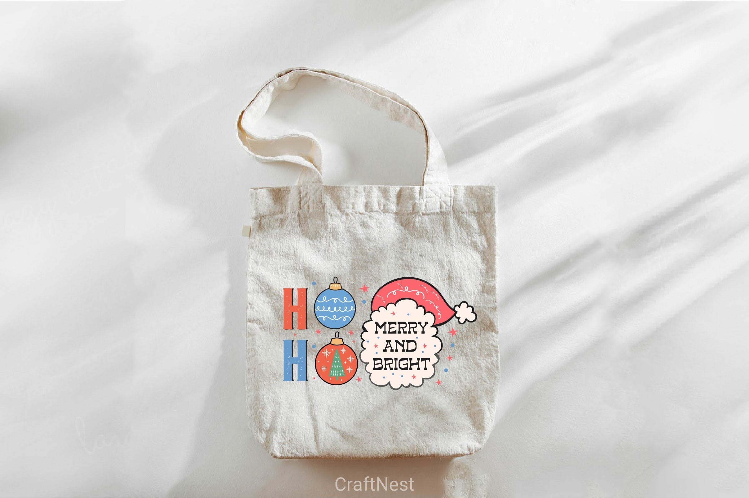 Ho Ho Ho Merry And Bright Clipart Bundle