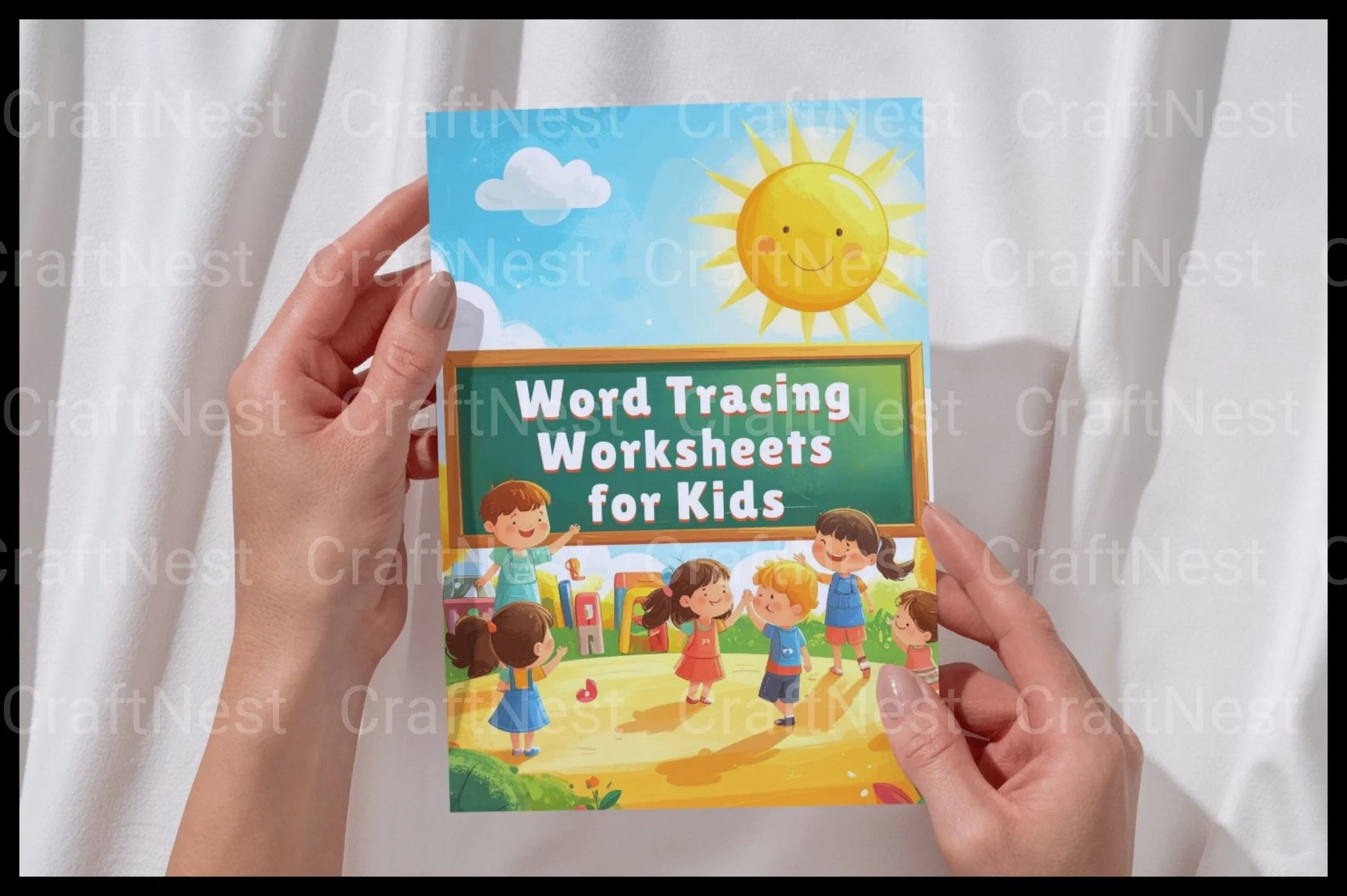 Word Tracing Worksheets for Kids - CraftNest - Digital Crafting and Art