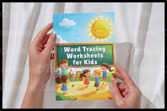 Word Tracing Worksheets for Kids - CraftNest - Digital Crafting and Art