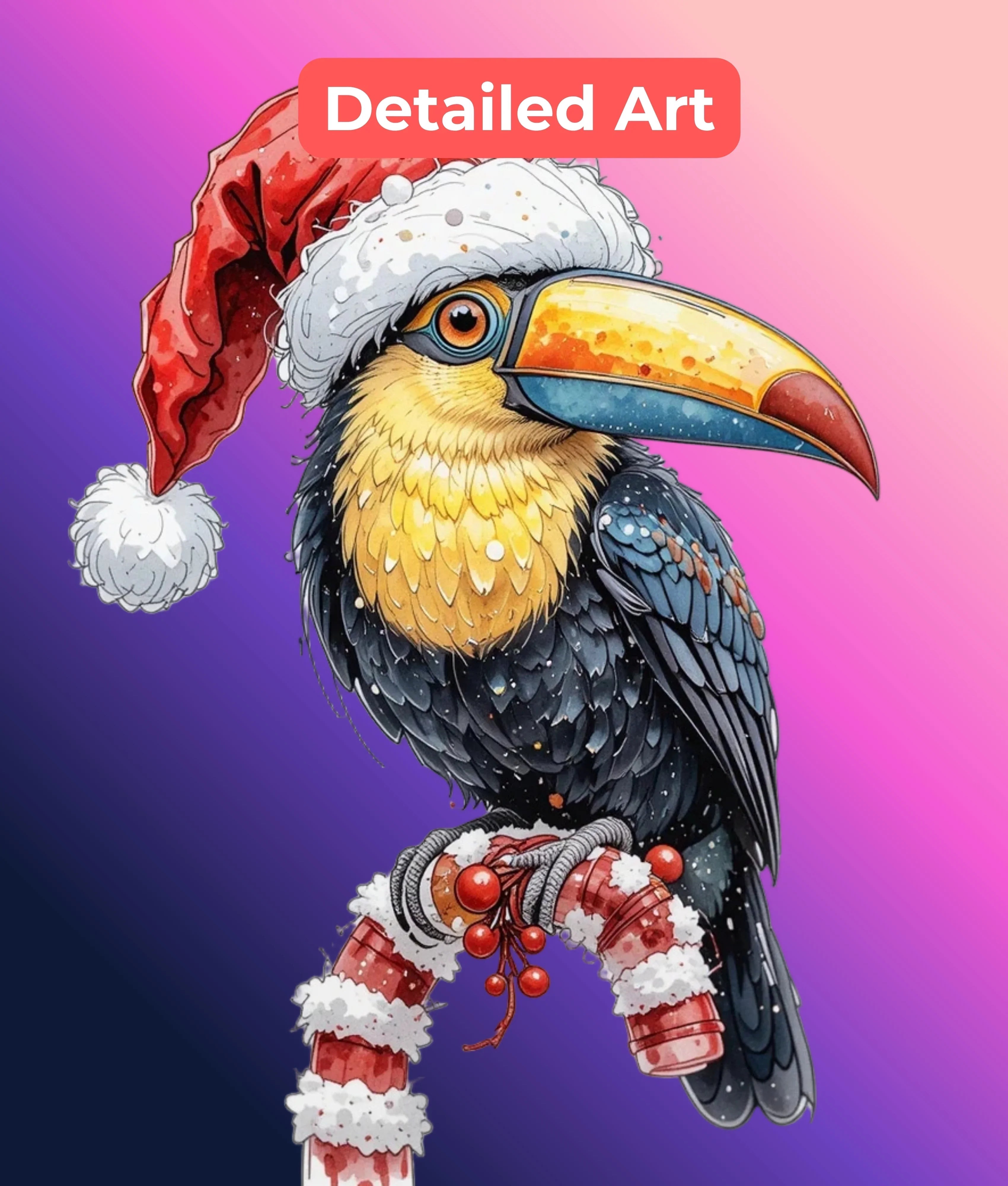 Christmas Zoo Clipart Bundle - CraftNest - Digital Crafting and Art