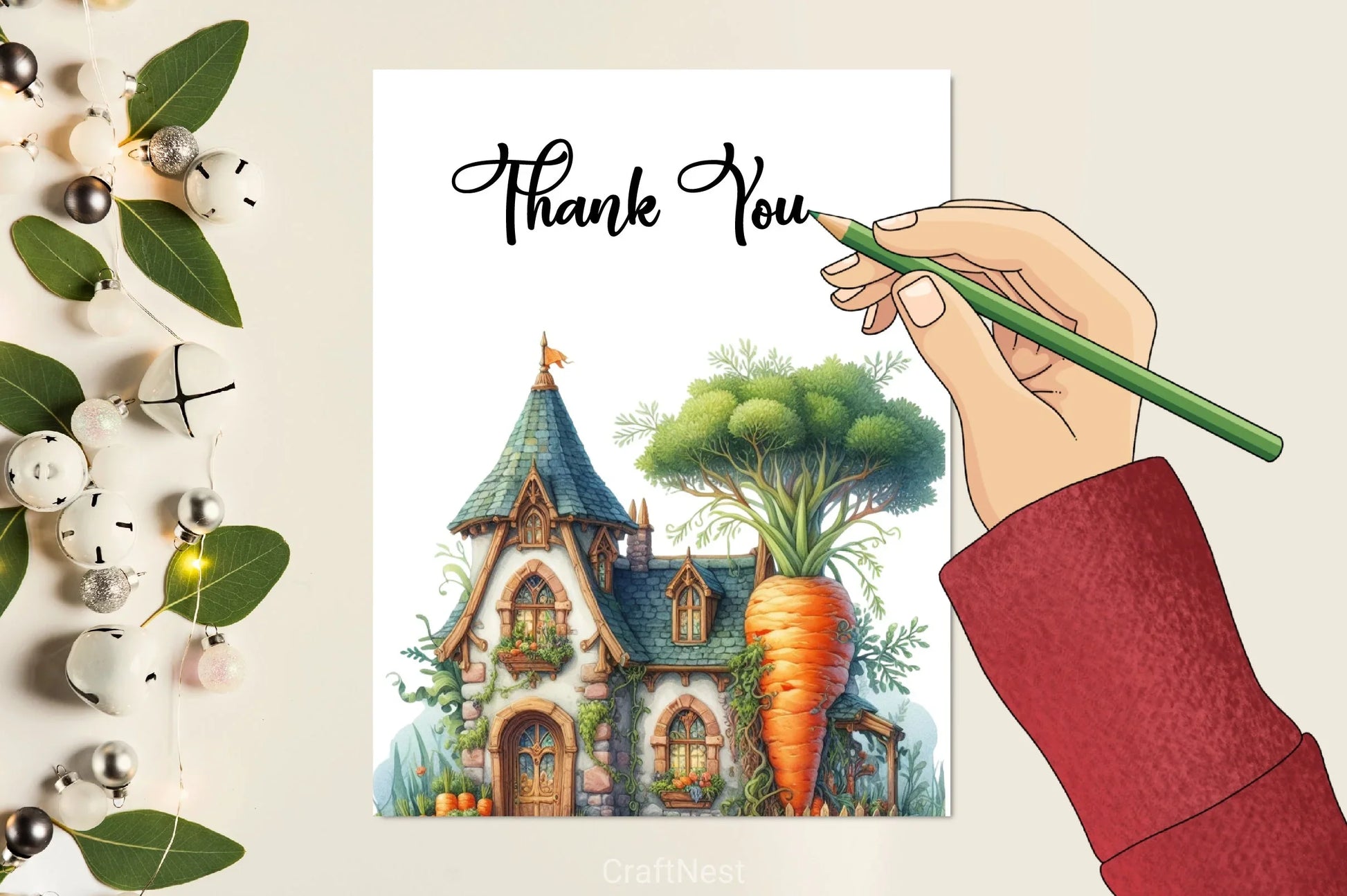 Fantasy Carrot House Clipart Bundle - CraftNest - Digital Crafting and Art