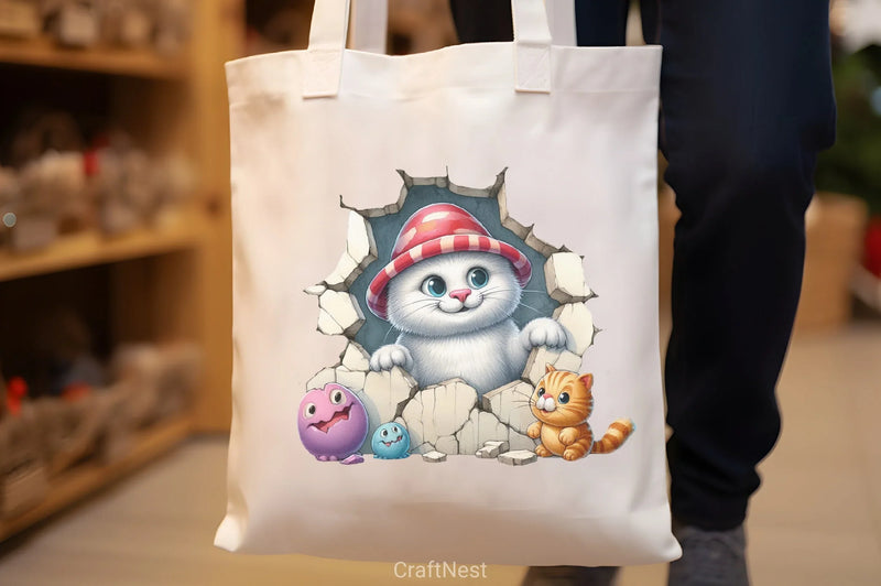 Broken Wall Animal Clipart Bundle - CraftNest - Digital Crafting and Art