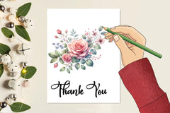 Pink Roses Clipart Bundle - CraftNest - Digital Crafting and Art