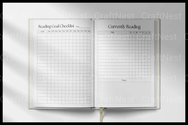 Reading Planner Guide - CraftNest - Digital Crafting and Art