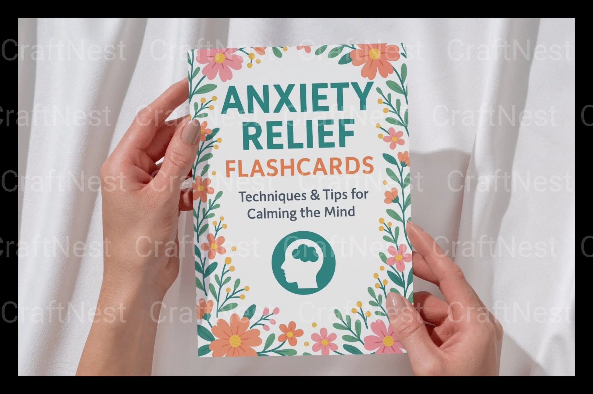 Anxiety Relief Flashcards for Stress Management - CraftNest - Digital Crafting and Art