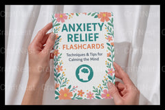 Anxiety Relief Flashcards for Stress Management - CraftNest - Digital Crafting and Art