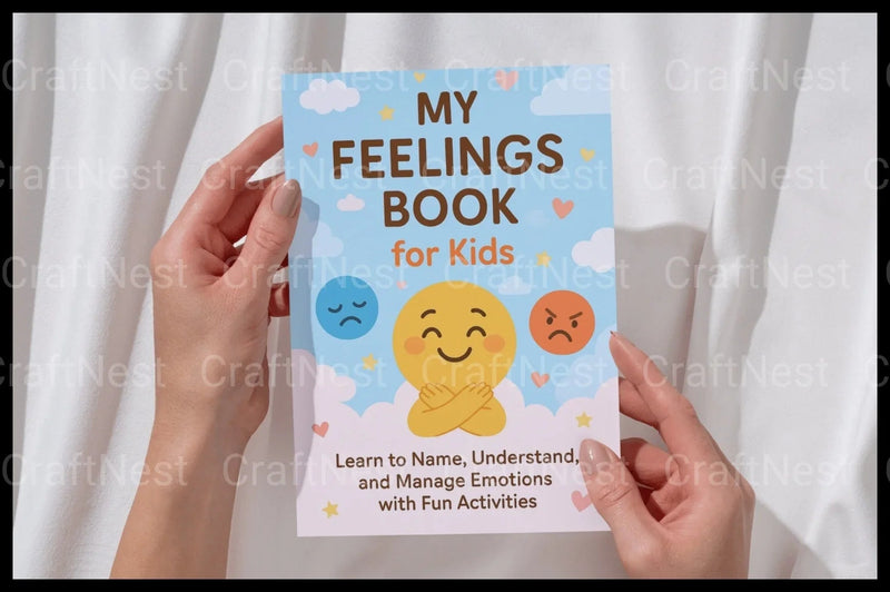 My Feelings Book for Kids - CraftNest - Digital Crafting and Art