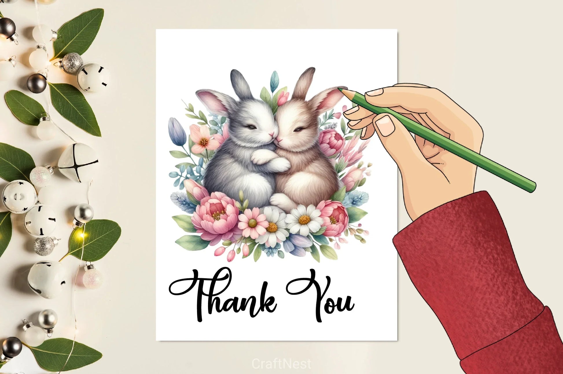 Mother's Day Bunny Clipart Bundle - CraftNest - Digital Crafting and Art
