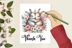 Mother's Day Bunny Clipart Bundle - CraftNest - Digital Crafting and Art
