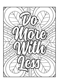 Motivational Quotes Coloring Book 10 - CraftNest - Digital Crafting and Art