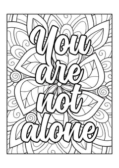 Motivational Quotes Coloring Book 10 - CraftNest - Digital Crafting and Art