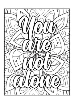 Motivational Quotes Coloring Book 10 - CraftNest - Digital Crafting and Art