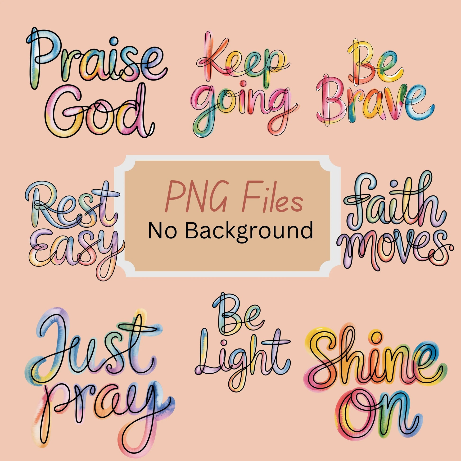 Minimalist Inspirational Messages Clipart Bundle - CraftNest - Digital Crafting and Art
