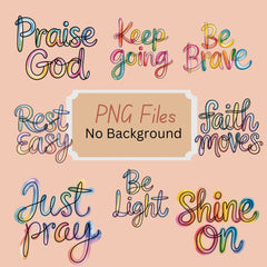 Minimalist Inspirational Messages Clipart Bundle - CraftNest - Digital Crafting and Art