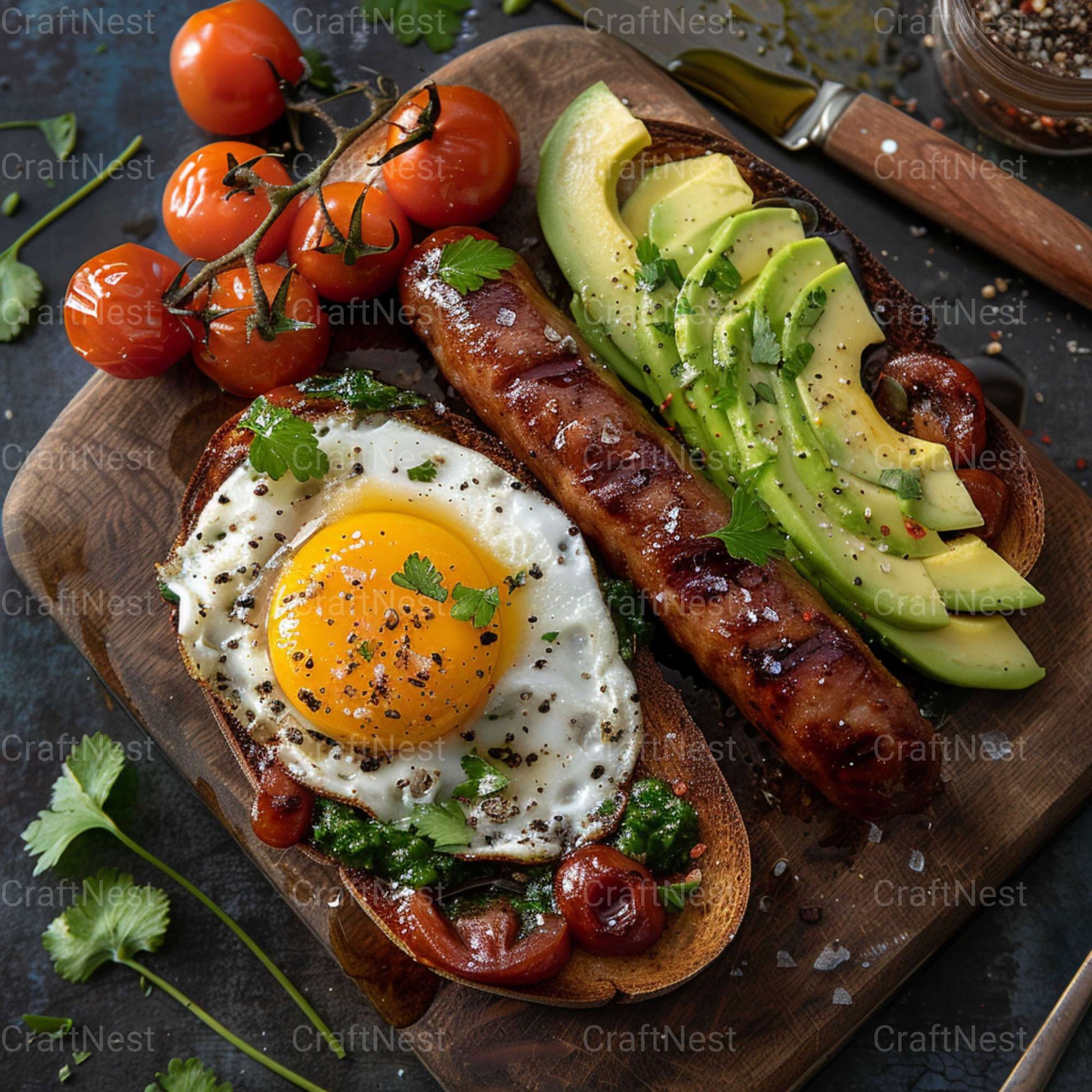 Hearty Breakfast Stock Images - CraftNest - Digital Crafting and Art