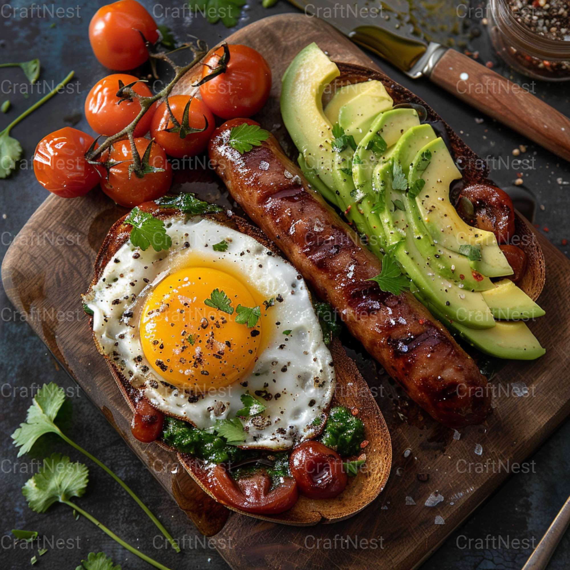 Hearty Breakfast Stock Images - CraftNest - Digital Crafting and Art