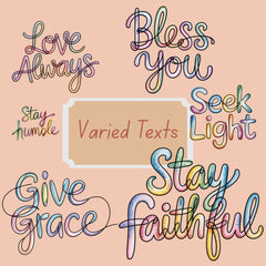 Minimalist Inspirational Messages Clipart Bundle - CraftNest - Digital Crafting and Art