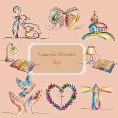 Minimalist Church Elements Clipart Bundle - CraftNest - Digital Crafting and Art