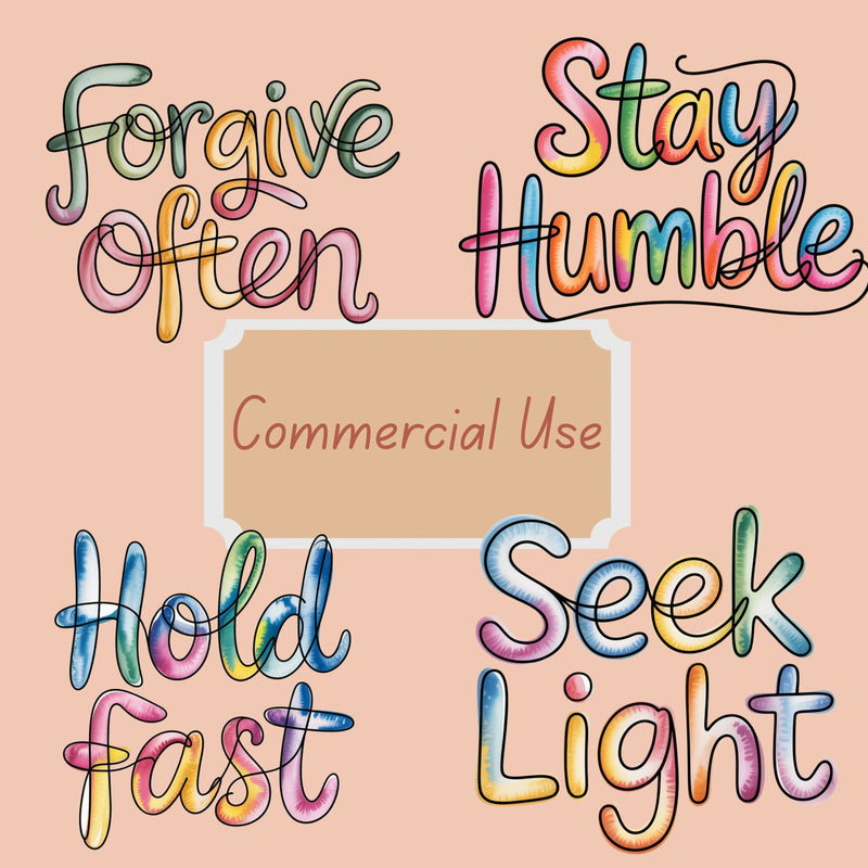 Minimalist Inspirational Messages Clipart Bundle - CraftNest - Digital Crafting and Art