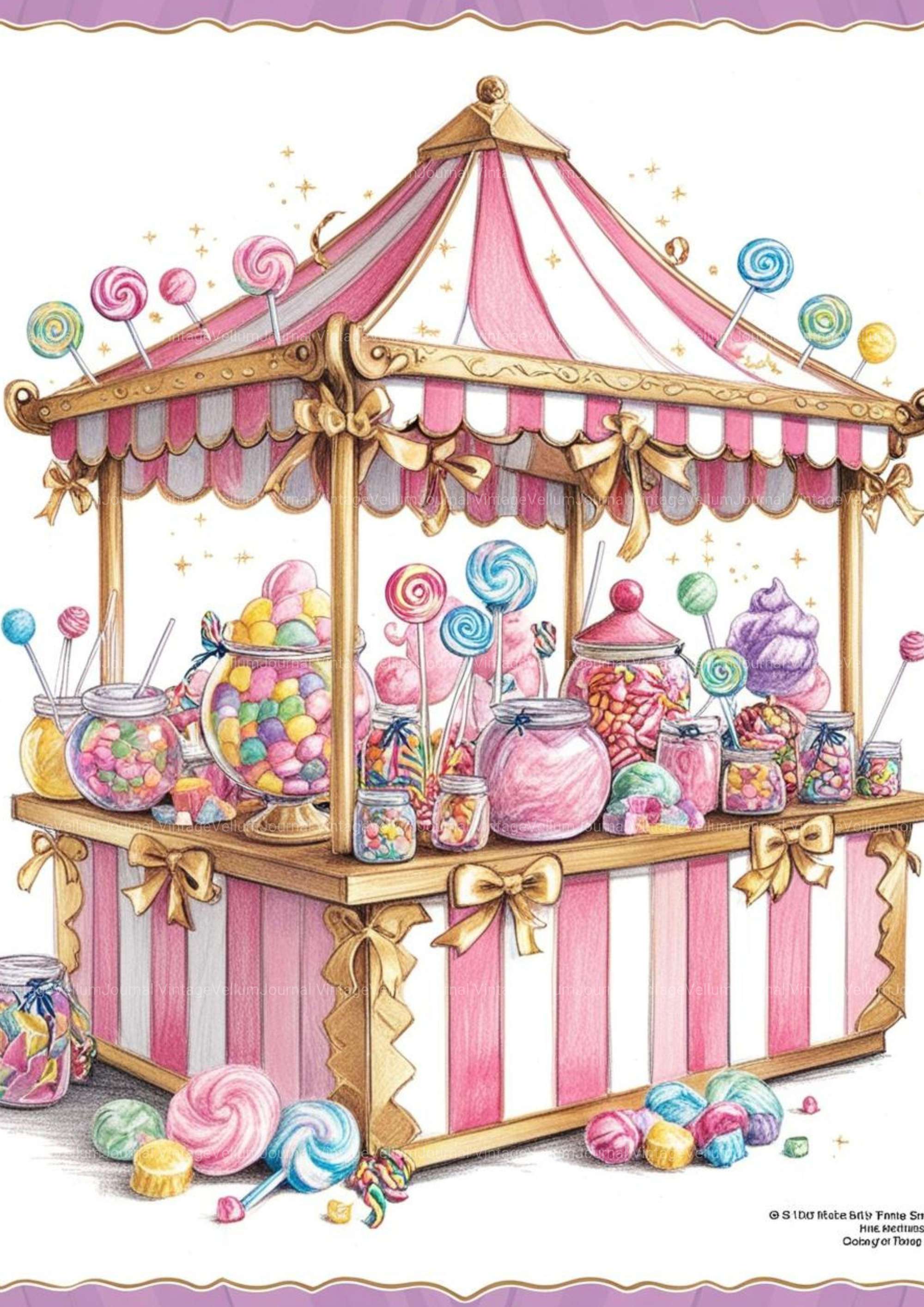 Theme Park Junk Journal Pages - CraftNest - Digital Crafting and Art